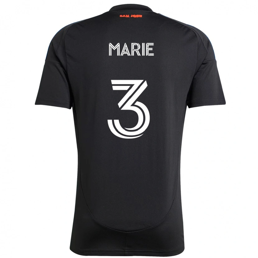 Danxen Kinder Paul Marie #3 Schwarz Dunkelblau Heimtrikot Trikot 2025/26 T-Shirt