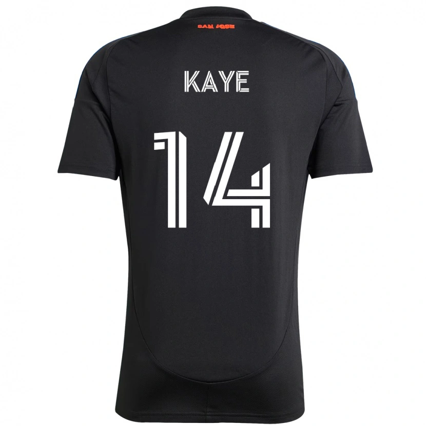 Danxen Kinder Mark-Anthony Kaye #14 Schwarz Dunkelblau Heimtrikot Trikot 2025/26 T-Shirt