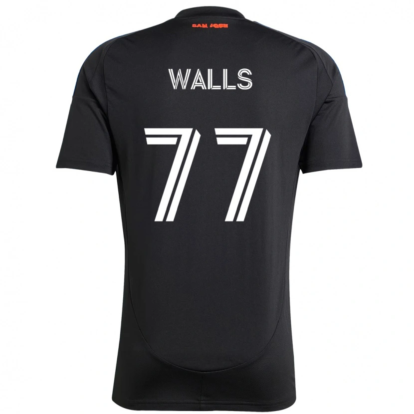 Danxen Kinder Casey Walls #77 Schwarz Dunkelblau Heimtrikot Trikot 2025/26 T-Shirt
