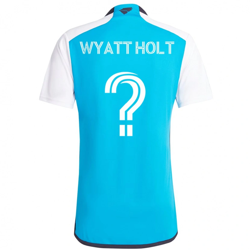 Danxen Kinder Wyatt Holt #0 Himmelblau Weiß Heimtrikot Trikot 2025/26 T-Shirt