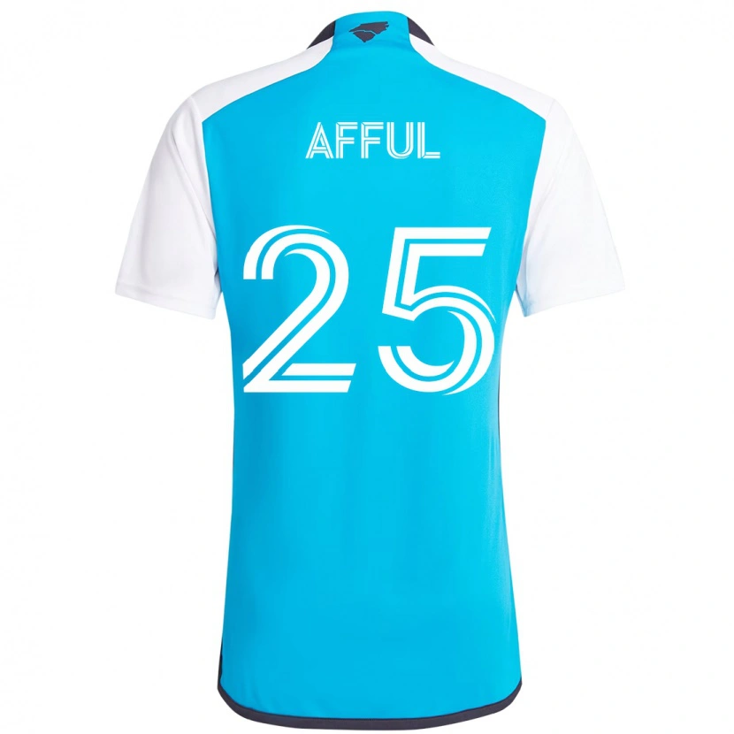Danxen Kinder Harrison Afful #25 Himmelblau Weiß Heimtrikot Trikot 2025/26 T-Shirt