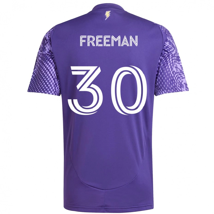 Danxen Kinder Alex Freeman #30 Lila Weiß Heimtrikot Trikot 2025/26 T-Shirt