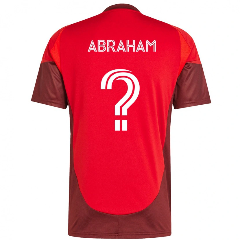Danxen Kinder Nathaniel Abraham #0 Rot Weiß Heimtrikot Trikot 2025/26 T-Shirt