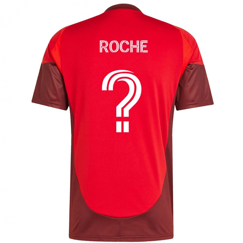 Danxen Kinder Elijah Roche #0 Rot Weiß Heimtrikot Trikot 2025/26 T-Shirt