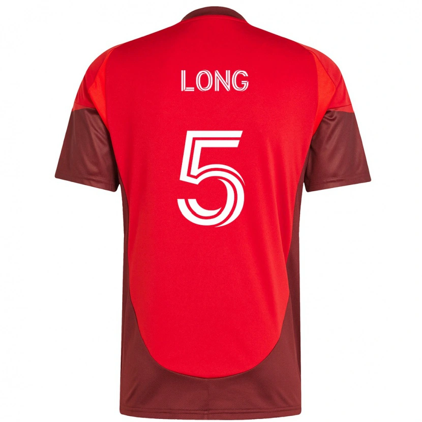 Danxen Kinder Kevin Long #5 Rot Weiß Heimtrikot Trikot 2025/26 T-Shirt