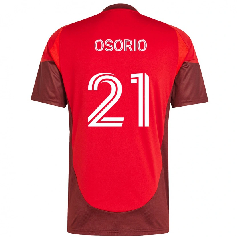 Danxen Kinder Jonathan Osorio #21 Rot Weiß Heimtrikot Trikot 2025/26 T-Shirt