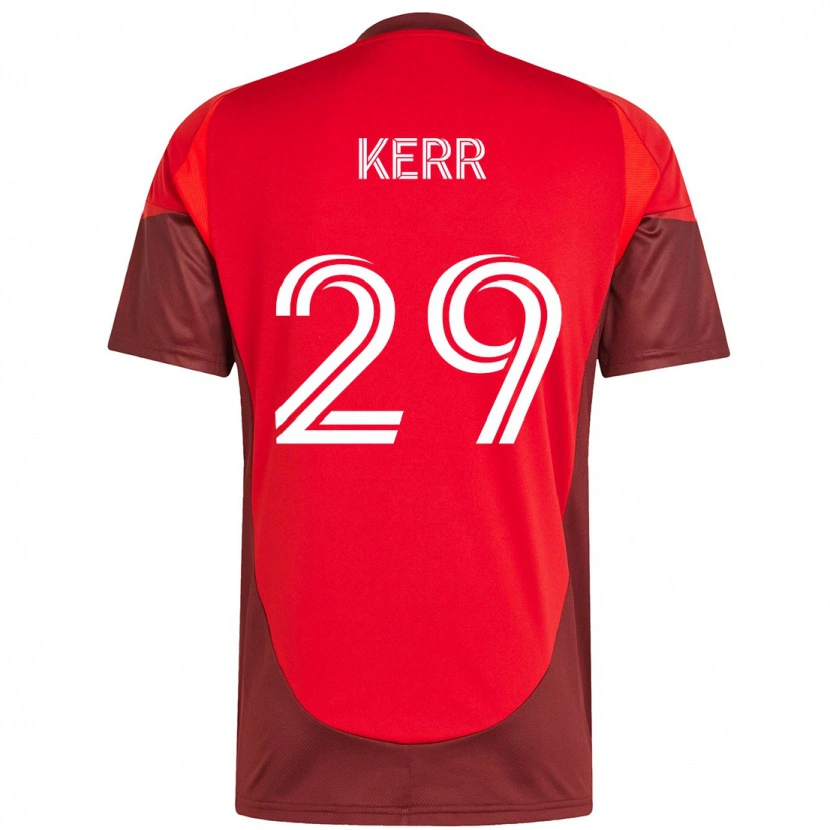 Danxen Kinder Deandre Kerr #29 Rot Weiß Heimtrikot Trikot 2025/26 T-Shirt