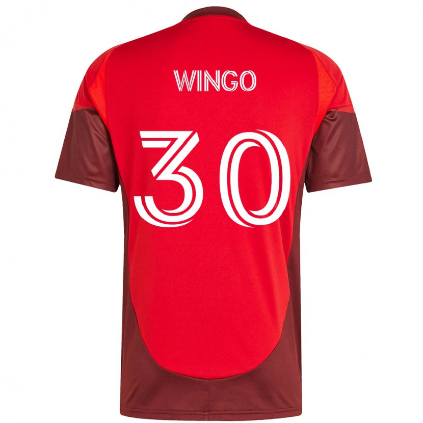 Danxen Kinder Henry Wingo #30 Rot Weiß Heimtrikot Trikot 2025/26 T-Shirt