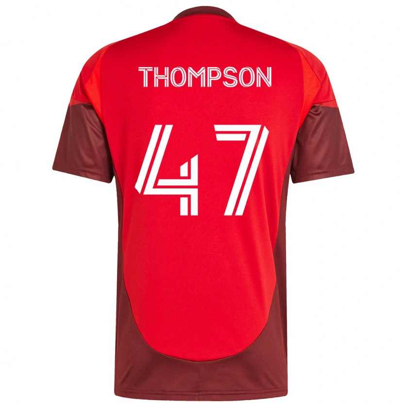 Danxen Kinder Kosi Thompson #47 Rot Weiß Heimtrikot Trikot 2025/26 T-Shirt