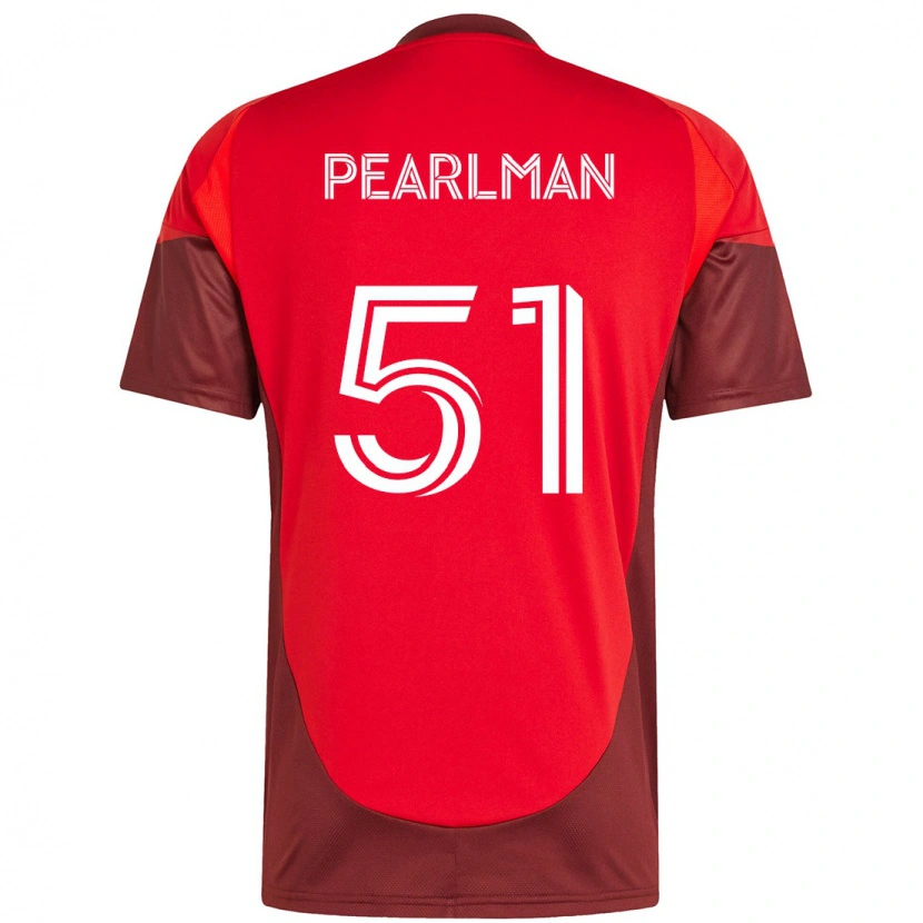 Danxen Kinder Adam Pearlman #51 Rot Weiß Heimtrikot Trikot 2025/26 T-Shirt