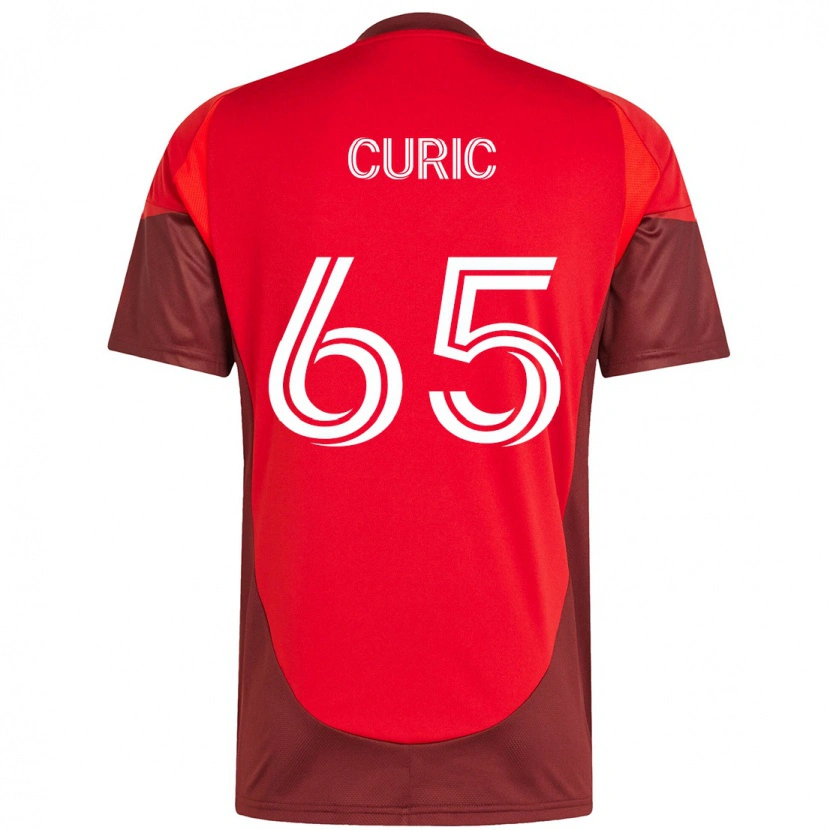 Danxen Kinder Antony Curic #65 Rot Weiß Heimtrikot Trikot 2025/26 T-Shirt