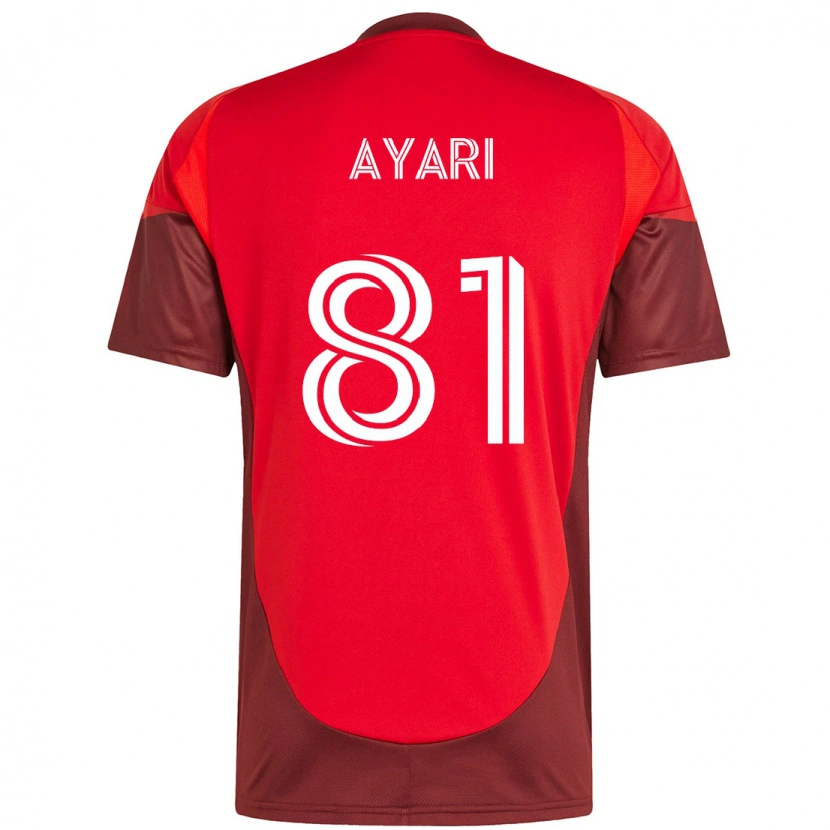 Danxen Kinder Hassan Ayari #81 Rot Weiß Heimtrikot Trikot 2025/26 T-Shirt