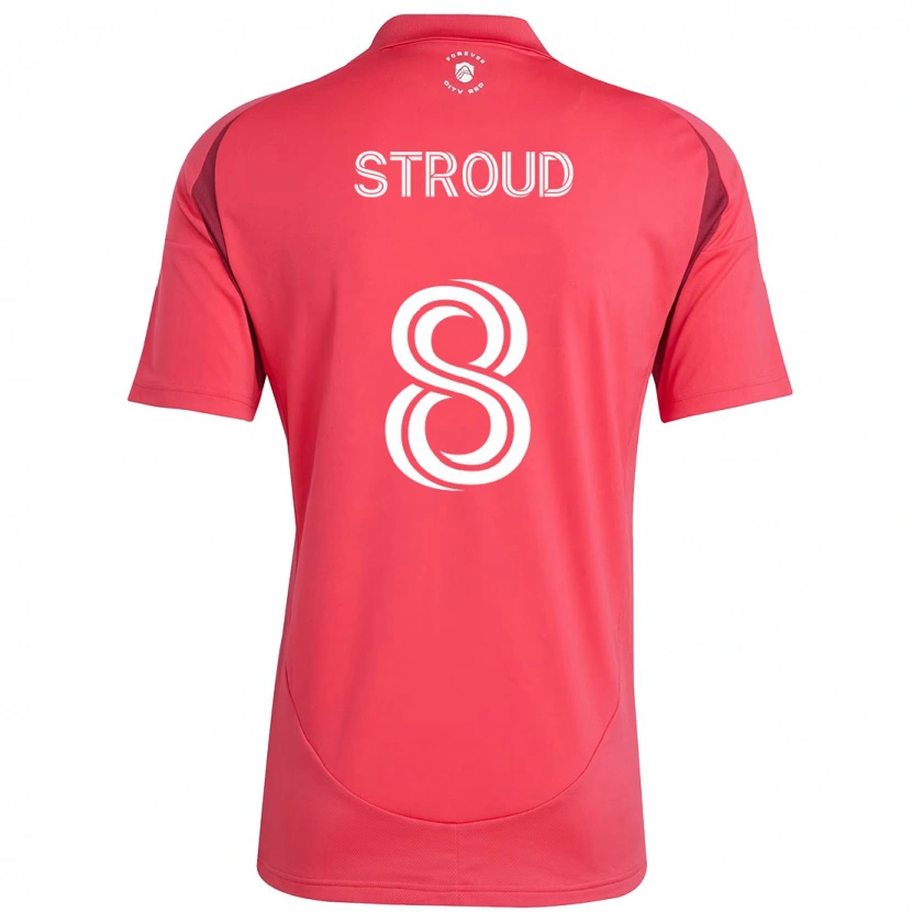 Danxen Kinder Jared Stroud #8 Magenta Weiß Heimtrikot Trikot 2025/26 T-Shirt