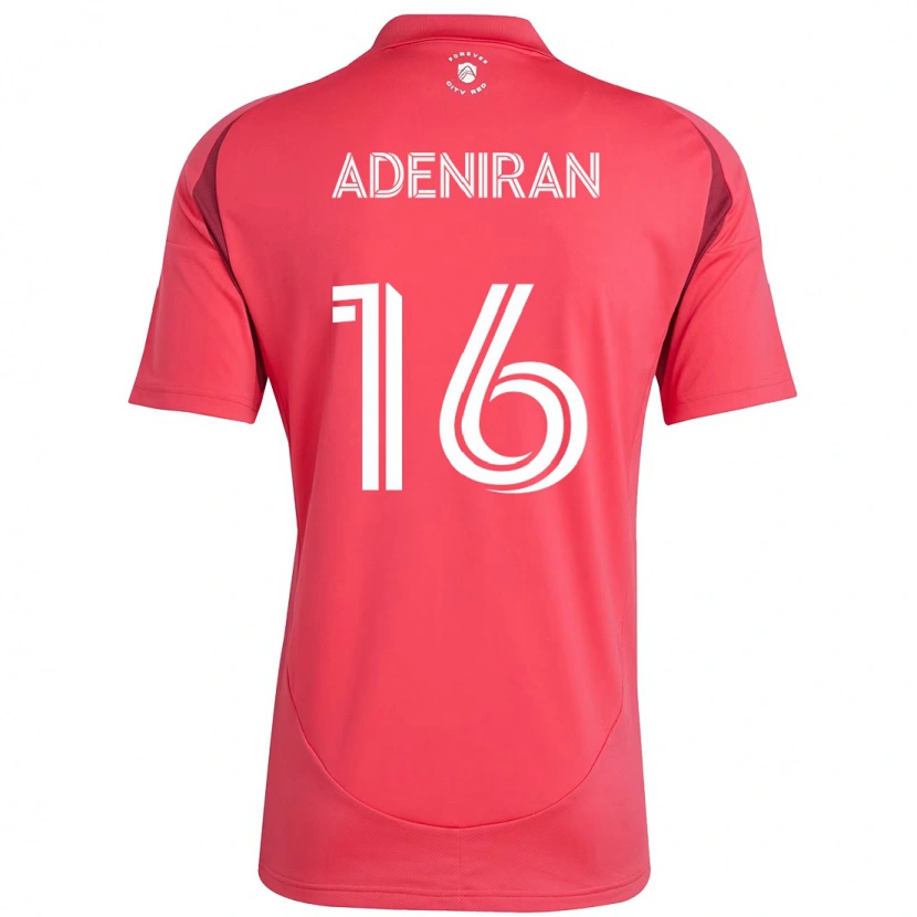 Danxen Kinder Samuel Adeniran #16 Magenta Weiß Heimtrikot Trikot 2025/26 T-Shirt