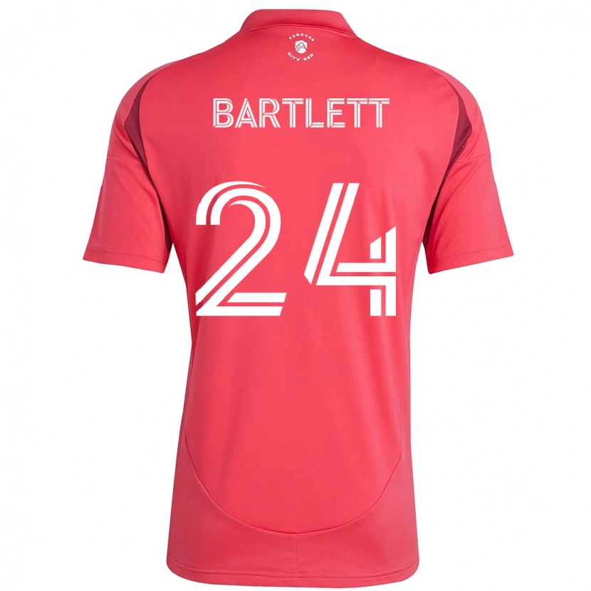 Danxen Kinder Lucas Bartlett #24 Magenta Weiß Heimtrikot Trikot 2025/26 T-Shirt