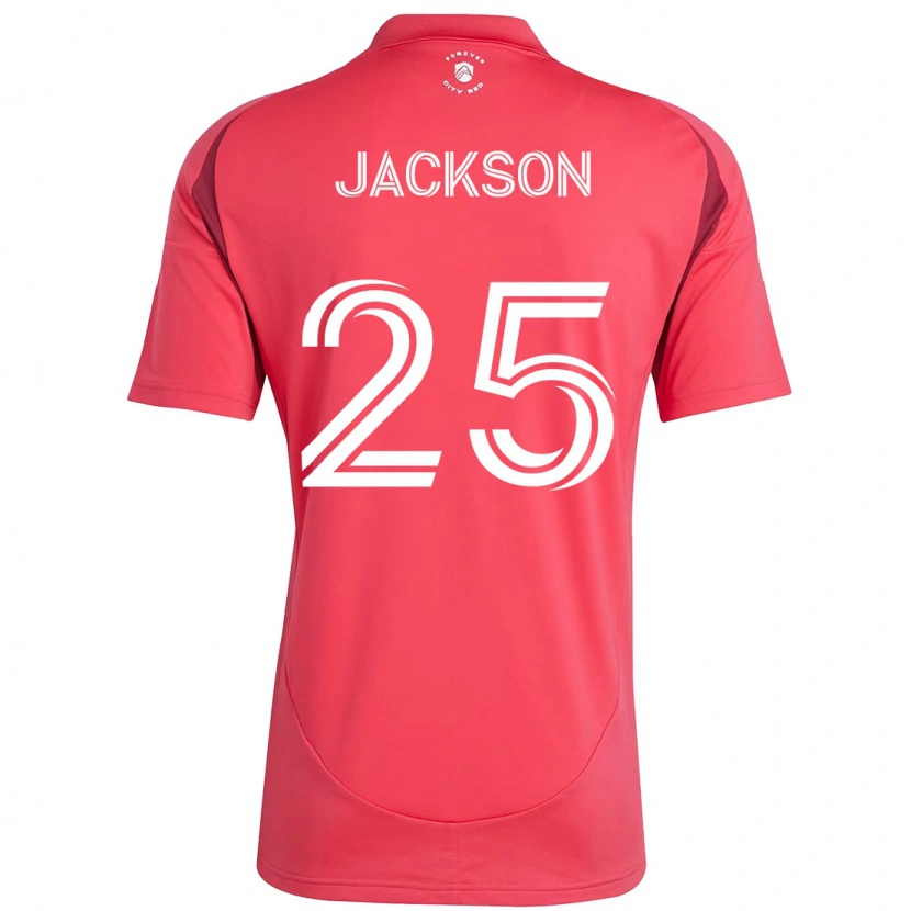 Danxen Kinder Aziel Jackson #25 Magenta Weiß Heimtrikot Trikot 2025/26 T-Shirt