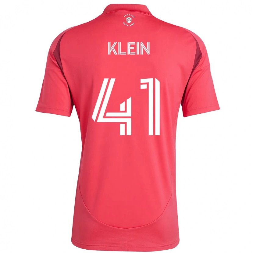 Danxen Kinder Johnny Klein #41 Magenta Weiß Heimtrikot Trikot 2025/26 T-Shirt