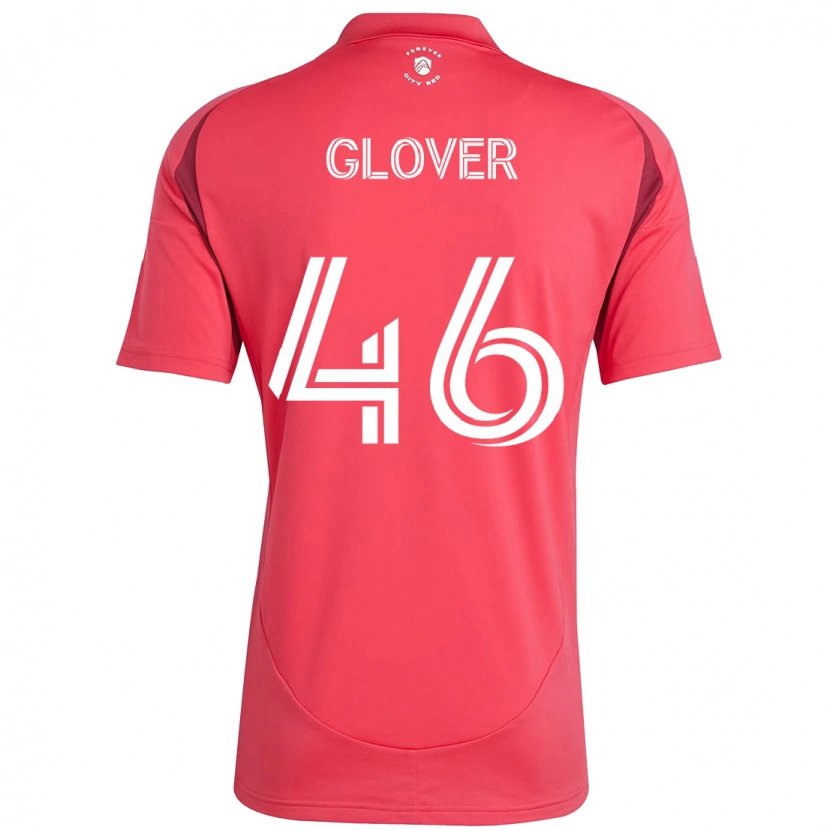 Danxen Kinder Caden Glover #46 Magenta Weiß Heimtrikot Trikot 2025/26 T-Shirt