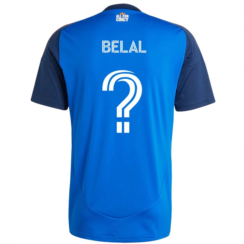 Danxen Kinder Ryan Belal #0 Dunkelblau Orange Heimtrikot Trikot 2025/26 T-Shirt