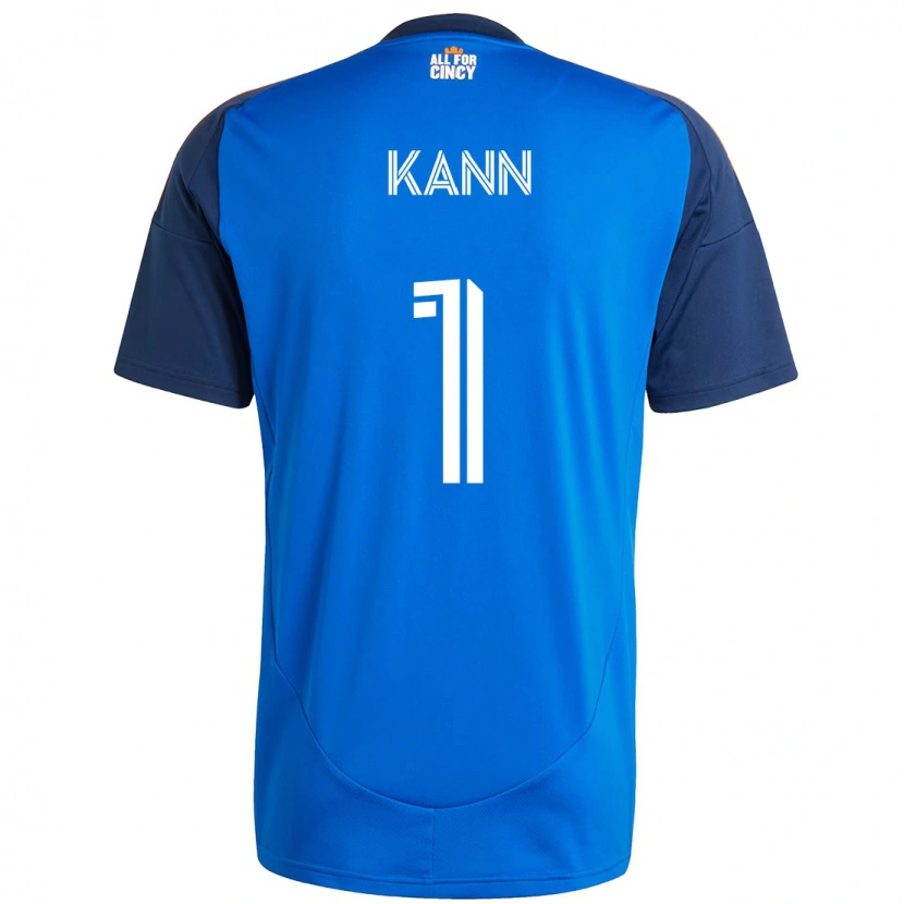 Danxen Kinder Alec Kann #1 Dunkelblau Orange Heimtrikot Trikot 2025/26 T-Shirt