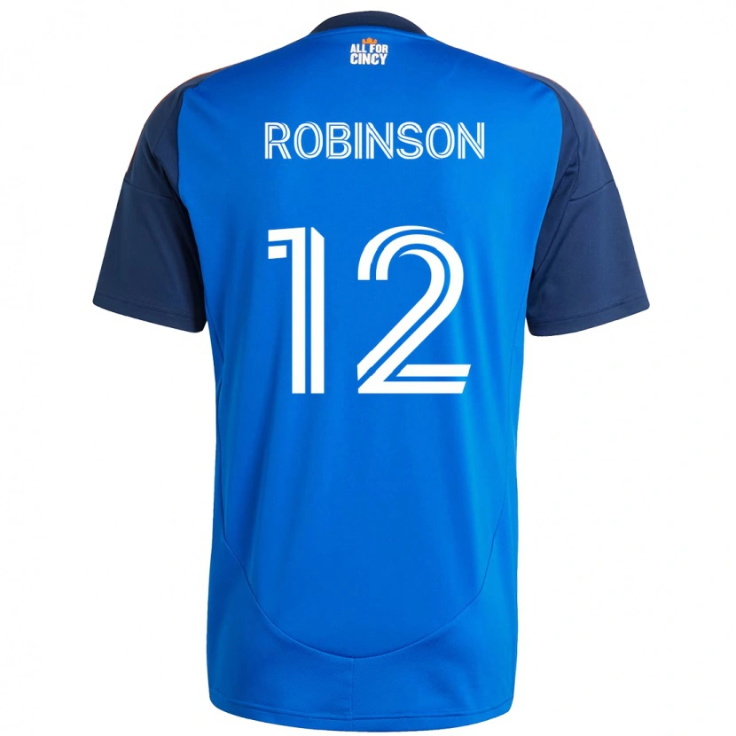 Danxen Kinder Miles Robinson #12 Dunkelblau Orange Heimtrikot Trikot 2025/26 T-Shirt