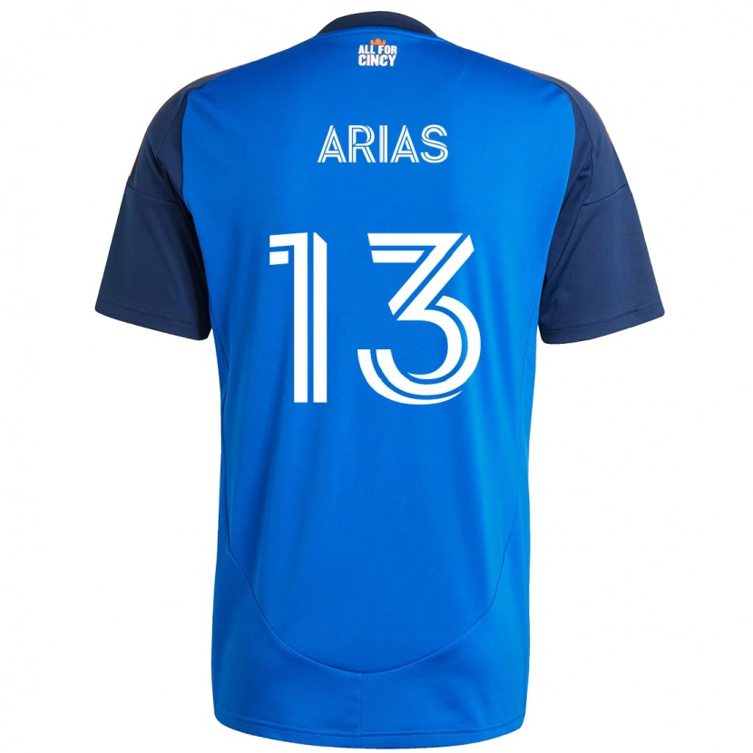 Danxen Kinder Santiago Arias #13 Dunkelblau Orange Heimtrikot Trikot 2025/26 T-Shirt