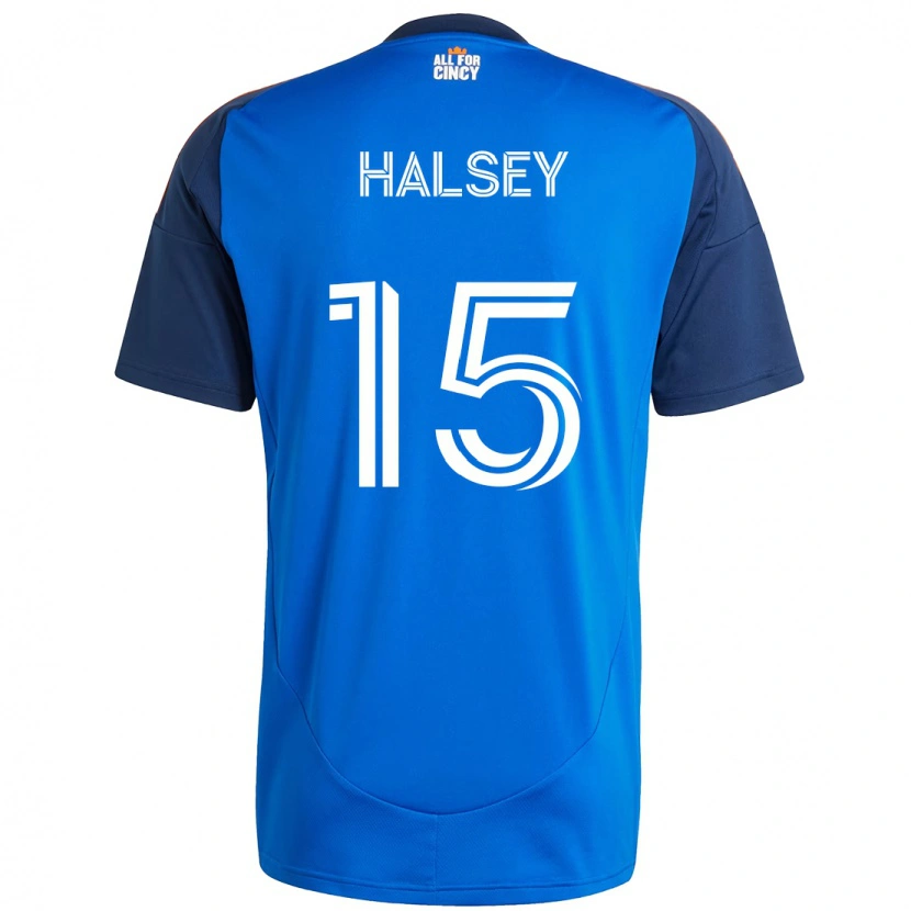 Danxen Kinder Bret Halsey #15 Dunkelblau Orange Heimtrikot Trikot 2025/26 T-Shirt