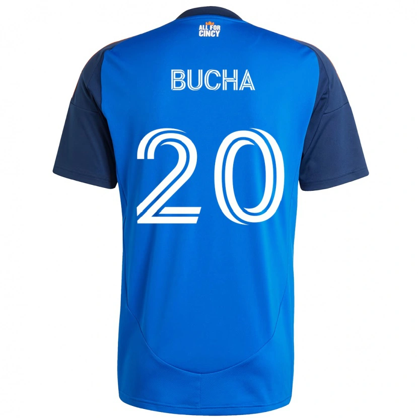 Danxen Kinder Pavel Bucha #20 Dunkelblau Orange Heimtrikot Trikot 2025/26 T-Shirt