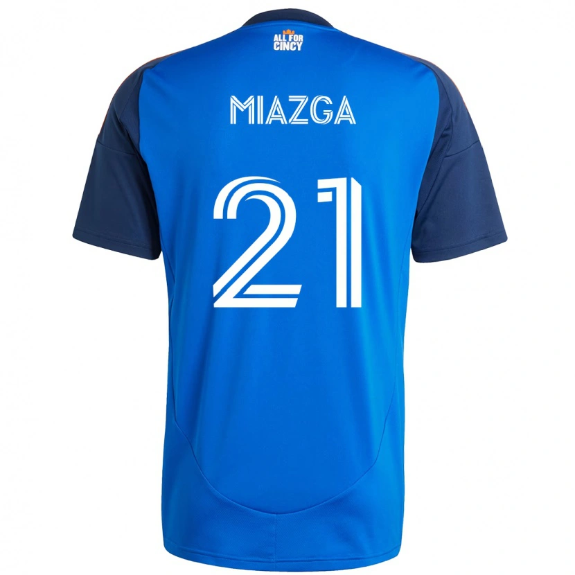 Danxen Kinder Matt Miazga #21 Dunkelblau Orange Heimtrikot Trikot 2025/26 T-Shirt