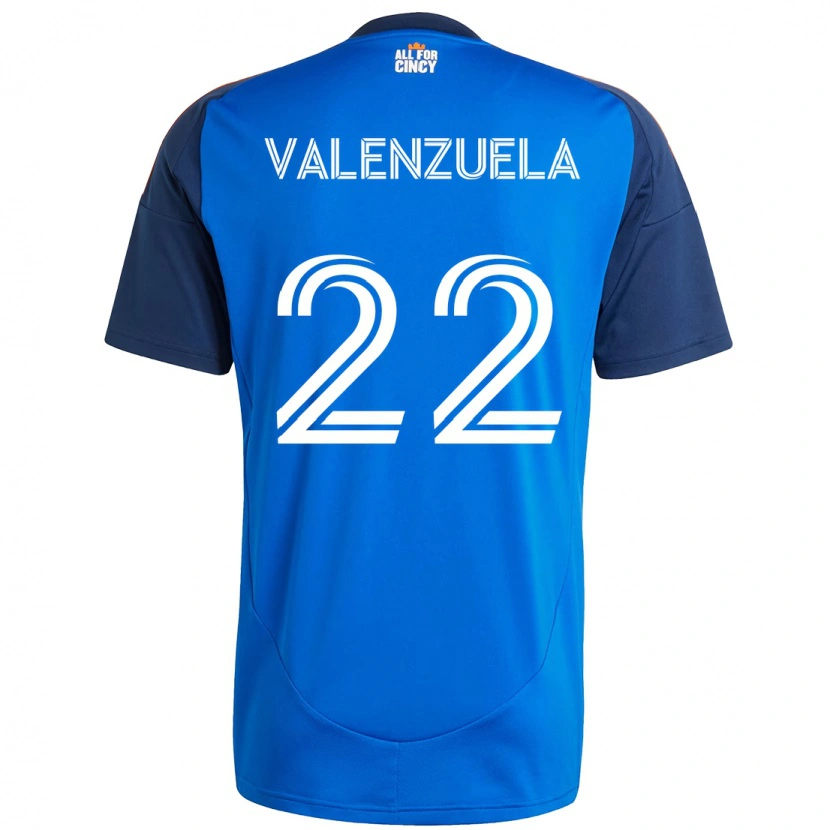 Danxen Kinder Gerardo Valenzuela #22 Dunkelblau Orange Heimtrikot Trikot 2025/26 T-Shirt