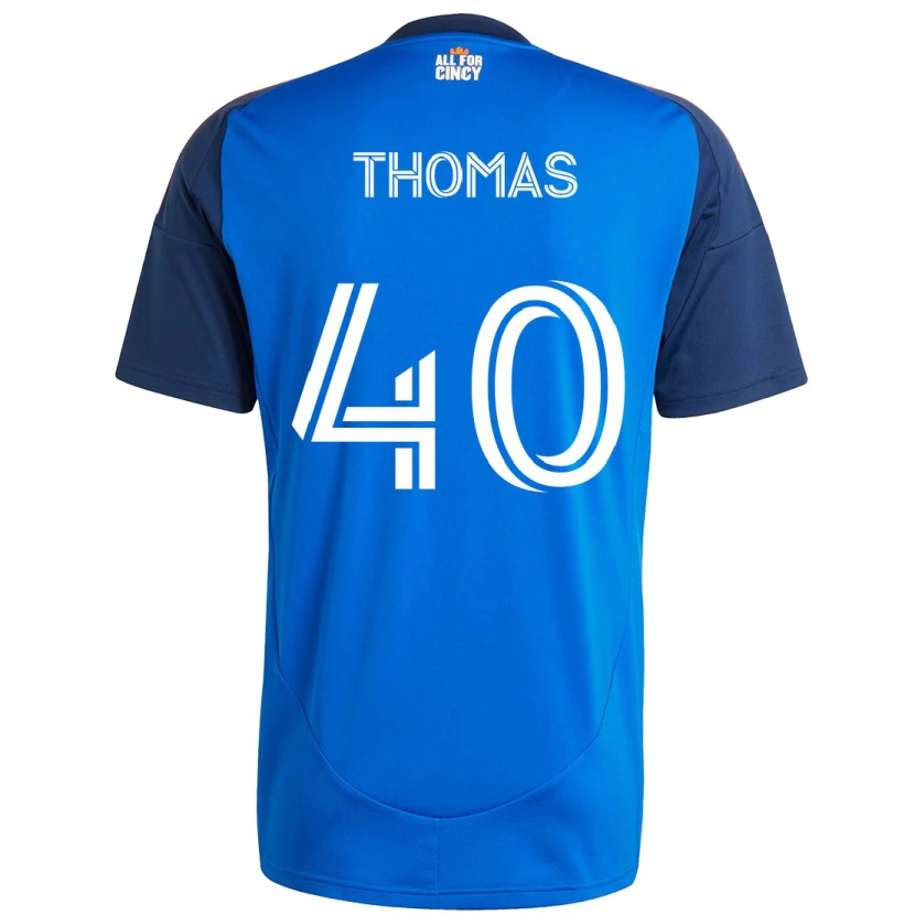 Danxen Kinder Kai Thomas #40 Dunkelblau Orange Heimtrikot Trikot 2025/26 T-Shirt