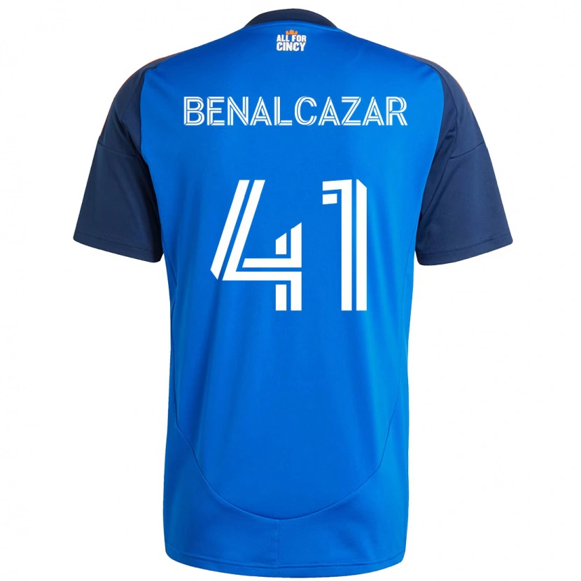 Danxen Kinder Nico Benalcázar #41 Dunkelblau Orange Heimtrikot Trikot 2025/26 T-Shirt