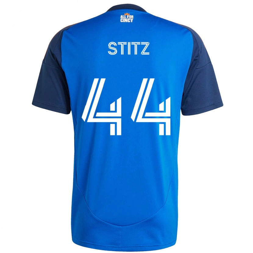 Danxen Kinder Ben Stitz #44 Dunkelblau Orange Heimtrikot Trikot 2025/26 T-Shirt