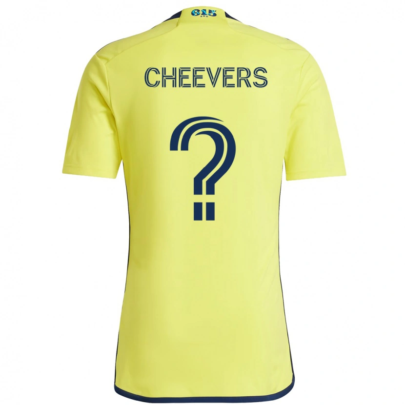 Danxen Kinder Scott Cheevers #0 Gelb Marineblau Heimtrikot Trikot 2025/26 T-Shirt