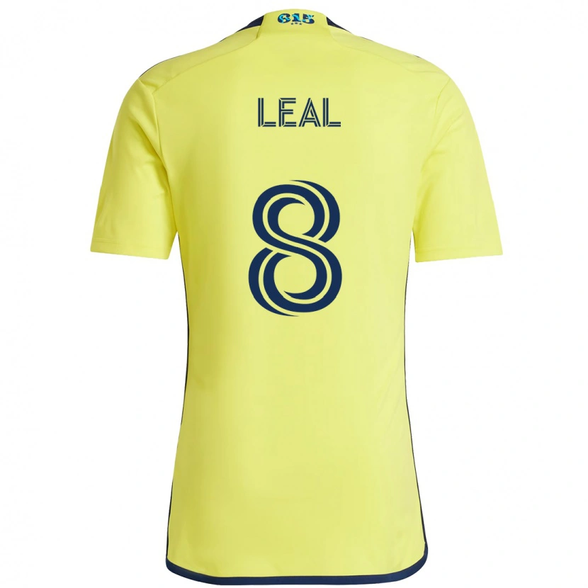 Danxen Kinder Randall Leal #8 Gelb Marineblau Heimtrikot Trikot 2025/26 T-Shirt
