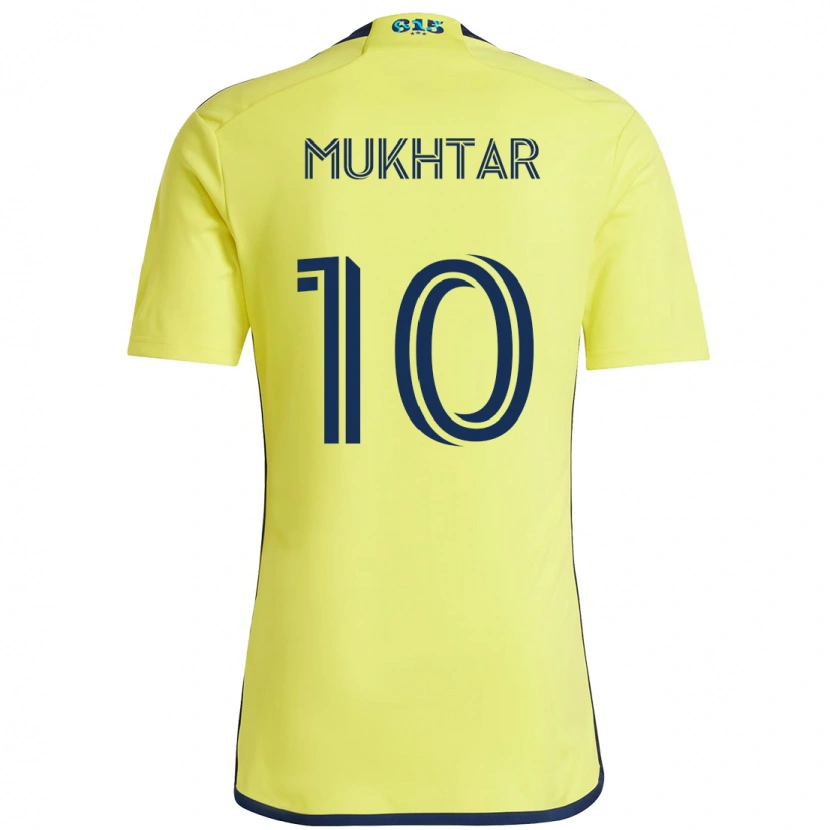 Danxen Kinder Hany Mukhtar #10 Gelb Marineblau Heimtrikot Trikot 2025/26 T-Shirt