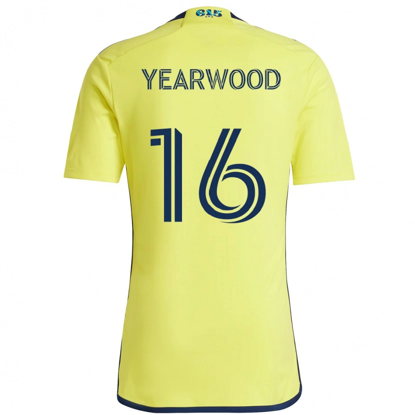 Danxen Kinder Dru Yearwood #16 Gelb Marineblau Heimtrikot Trikot 2025/26 T-Shirt
