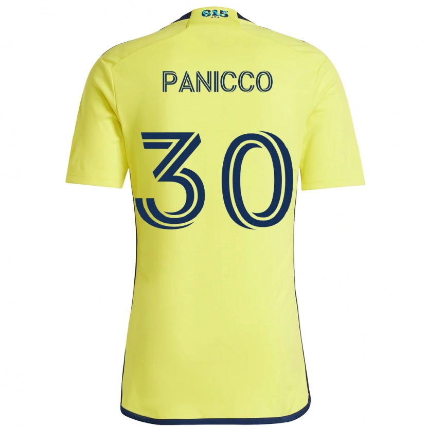 Danxen Kinder Elliot Panicco #30 Gelb Marineblau Heimtrikot Trikot 2025/26 T-Shirt