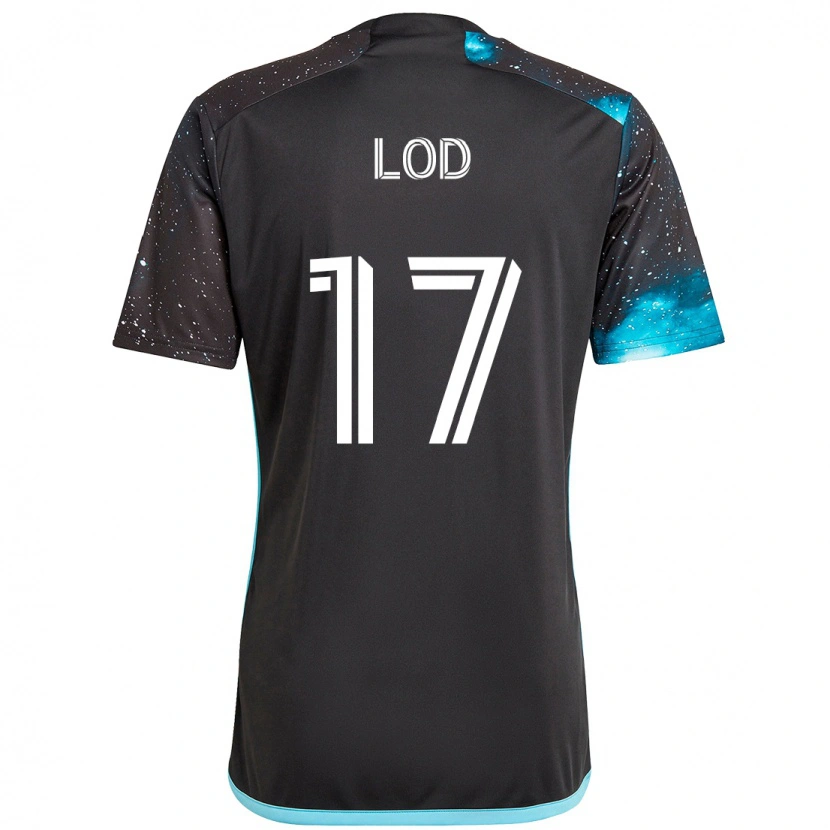 Danxen Kinder Robin Lod #17 Schwarz Blau Heimtrikot Trikot 2025/26 T-Shirt