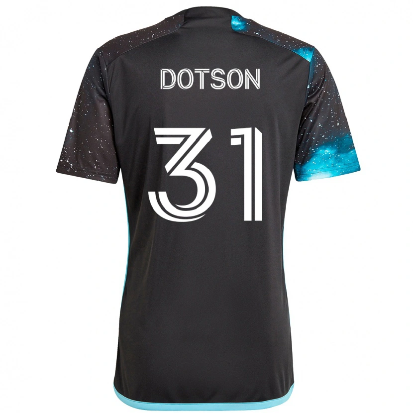 Danxen Kinder Hassani Dotson #31 Schwarz Blau Heimtrikot Trikot 2025/26 T-Shirt