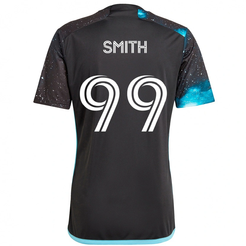 Danxen Kinder Jordan Adebayo-Smith #99 Schwarz Blau Heimtrikot Trikot 2025/26 T-Shirt
