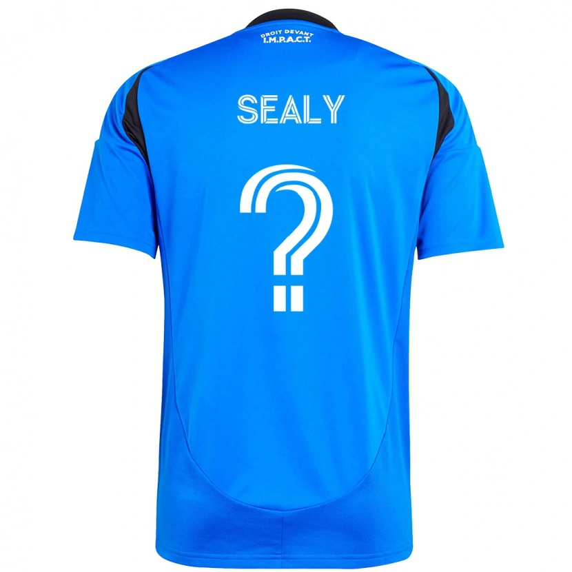Danxen Kinder Dante Sealy #0 Dunkelblau Schwarz Heimtrikot Trikot 2025/26 T-Shirt