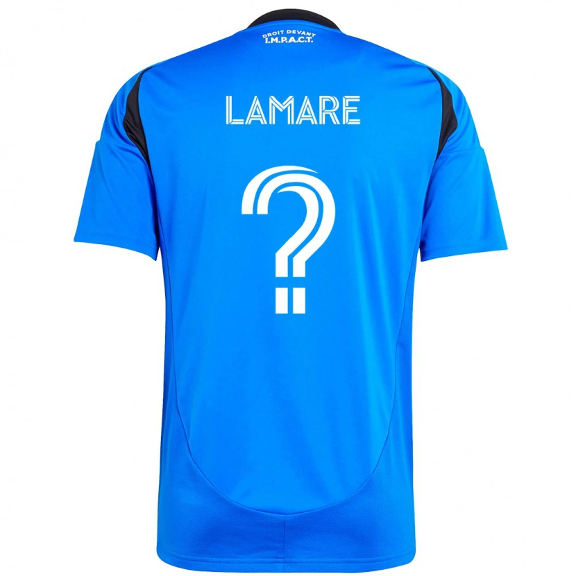 Danxen Kinder Samuel Lamare #0 Dunkelblau Schwarz Heimtrikot Trikot 2025/26 T-Shirt