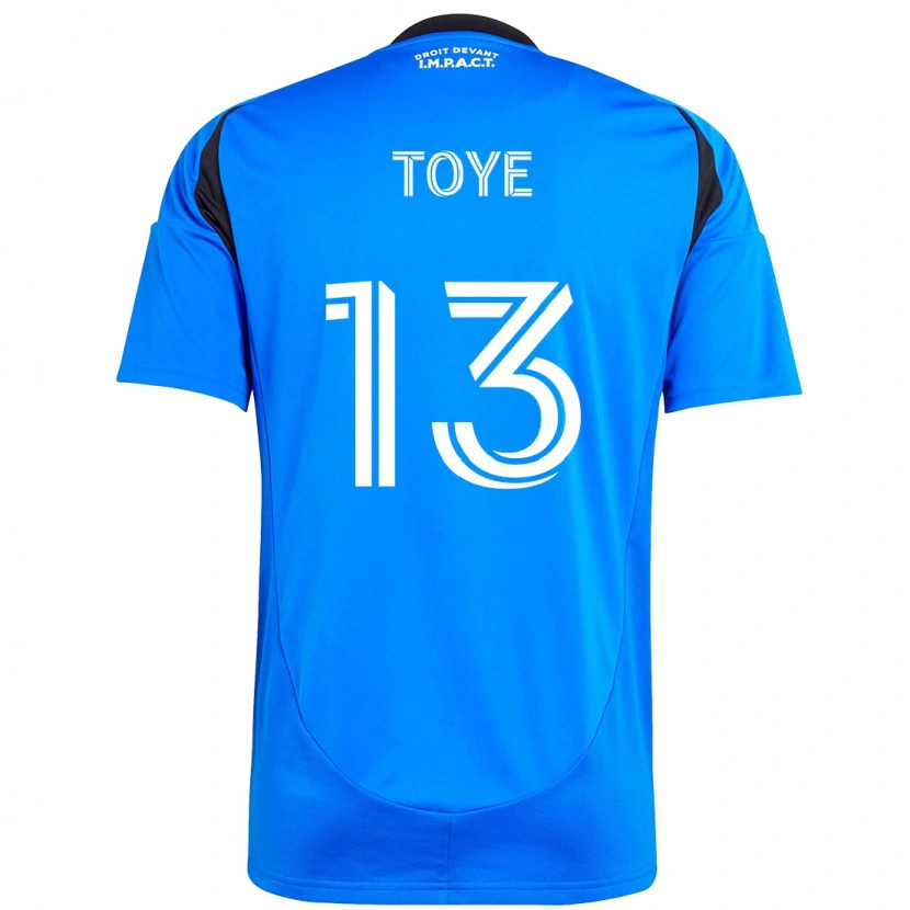 Danxen Kinder Mason Toye #13 Dunkelblau Schwarz Heimtrikot Trikot 2025/26 T-Shirt