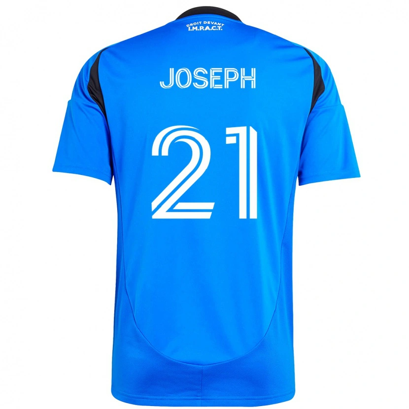 Danxen Kinder Sebastien Udell Joseph #21 Dunkelblau Schwarz Heimtrikot Trikot 2025/26 T-Shirt