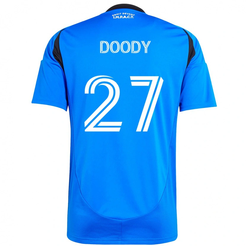 Danxen Kinder Grayson Doody #27 Dunkelblau Schwarz Heimtrikot Trikot 2025/26 T-Shirt