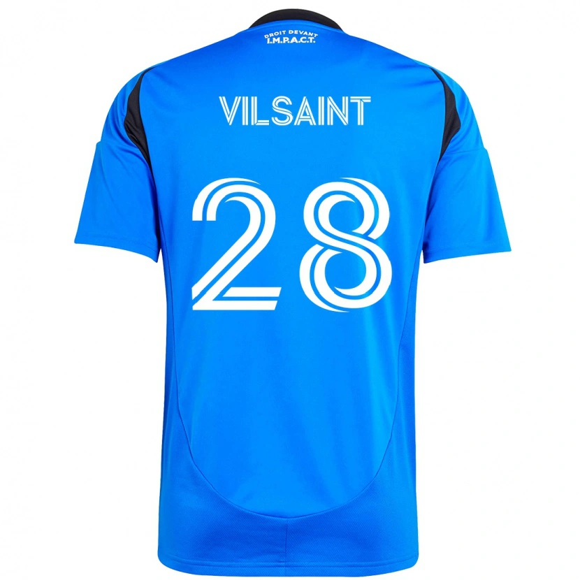 Danxen Kinder Jules-Anthony Vilsaint #28 Dunkelblau Schwarz Heimtrikot Trikot 2025/26 T-Shirt