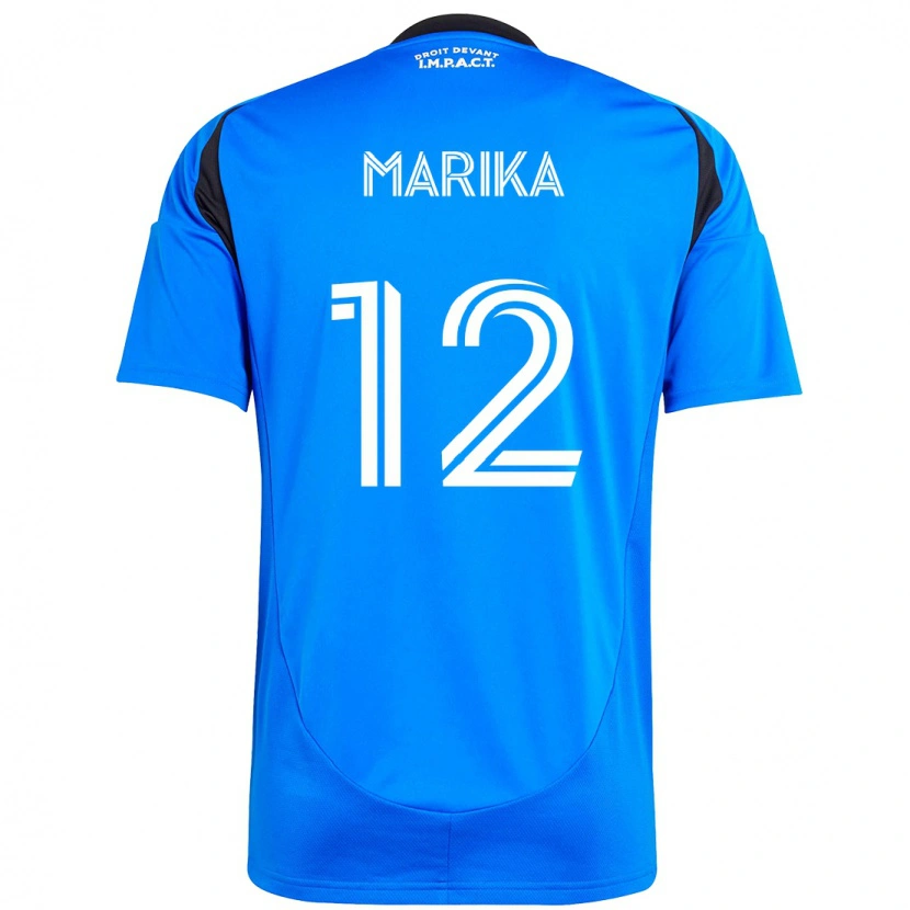 Danxen Kinder Martineau Marika #12 Dunkelblau Schwarz Heimtrikot Trikot 2025/26 T-Shirt
