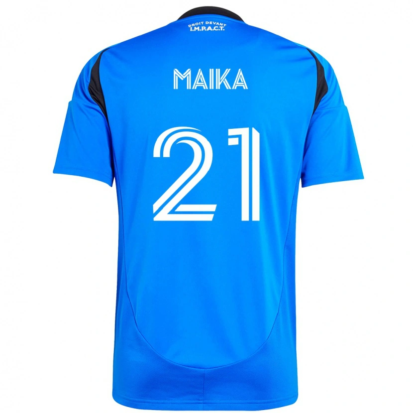 Danxen Kinder Pouliot Maika #21 Dunkelblau Schwarz Heimtrikot Trikot 2025/26 T-Shirt