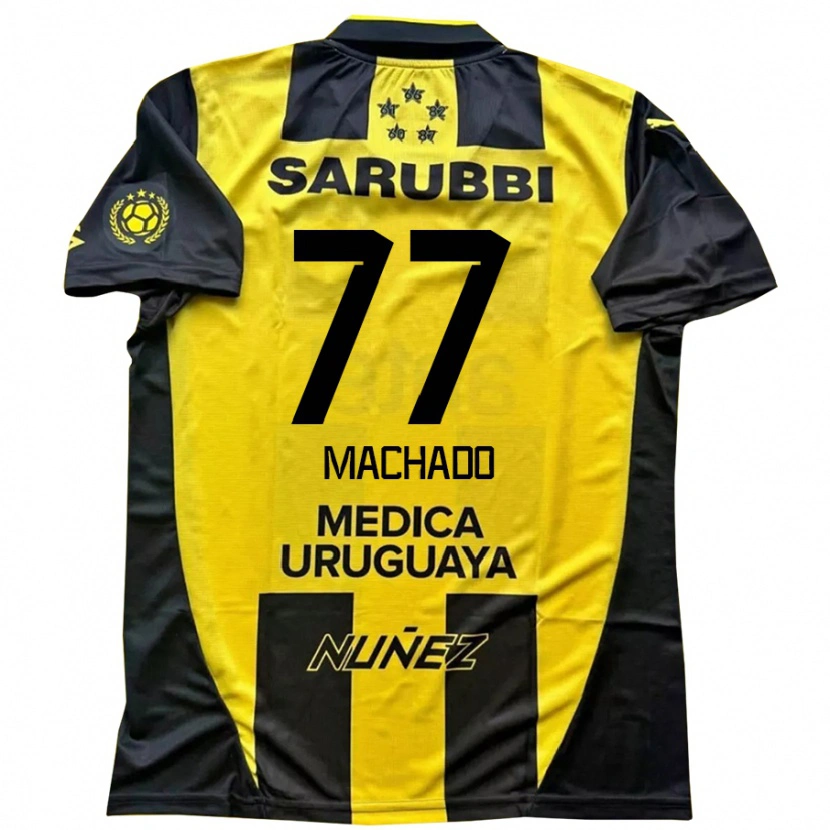 Danxen Kinder Alexander Machado #77 Gelb Schwarz Heimtrikot Trikot 2025/26 T-Shirt